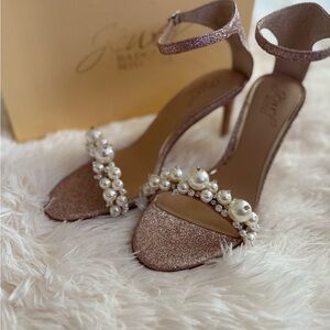 Jewel Badgley Mischka Lassie Ankle Strap Sandals